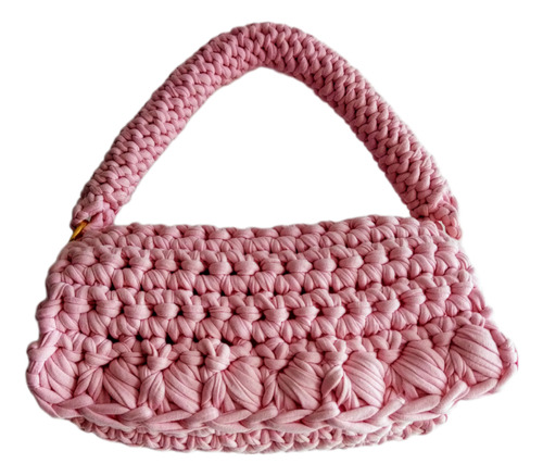 Bolso Casual Dama Trapillo Rosa Claro