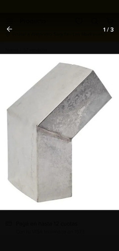 Codo 45° Caño 05x10 Cm Desagüe Zingueria Chapa Galvanizada