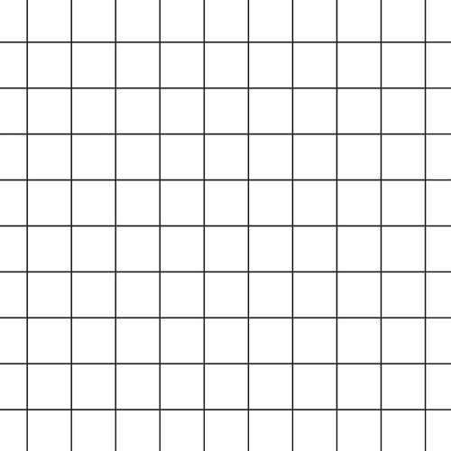 Imagem 2 de 3 de Papel De Parede Branco Geométrico Quadriculado Grid 57x270c