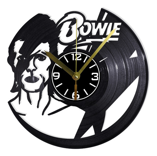 Reloj De Pared Disco Vinil Vinilo Acetato David Bowie 026