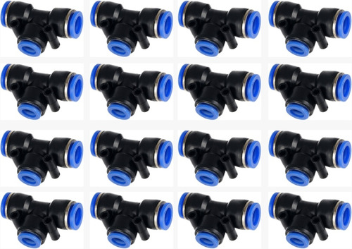 20pzs Tee Unión 4mm