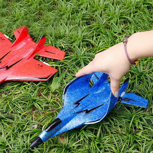 2pcs Rc Aircraft 2ch Smart Balance Avión Planeador De Ala