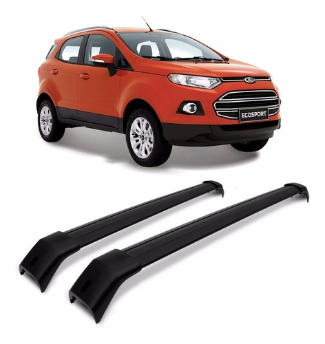 Rack Travessa Bagageiro Nova Ecosport 2013 2014 2015 Preta