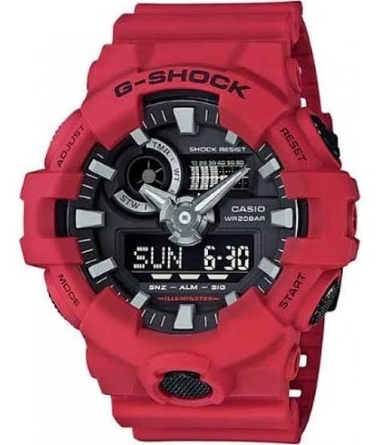 Relógio Casio Masculino G-shock Anadigi Ga-700-4adr