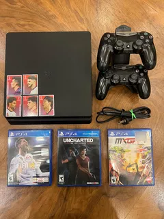 Playstation 4 500 Gb 2 Joystick + 4 Juegos + Base De Carga