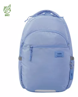 Morral Laptop 15 Mochila Ecofriendly Totto Maleta Indo Color Azul claro