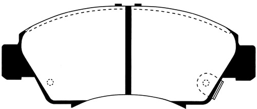 Juego De Pastillas De Freno Para Honda Civic (92') 91/96