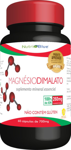 Magnésio Dimalato Nutriblue 60 Caps