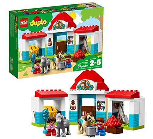 Lego Duplo Town Farm Pony Establo 10868 Bloques De Construcc