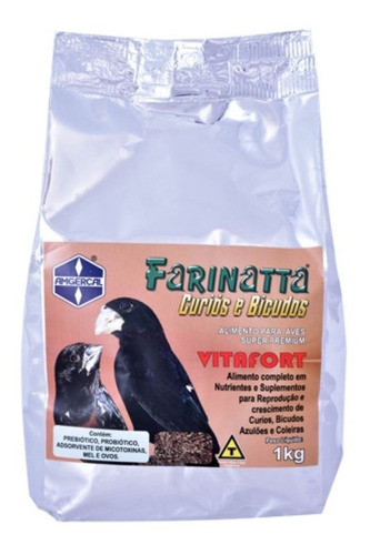 Farinatta Curiós E Bicudo - Vitafort Nalyt - 1kg