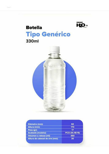 Botellas En Pet 330 Ml