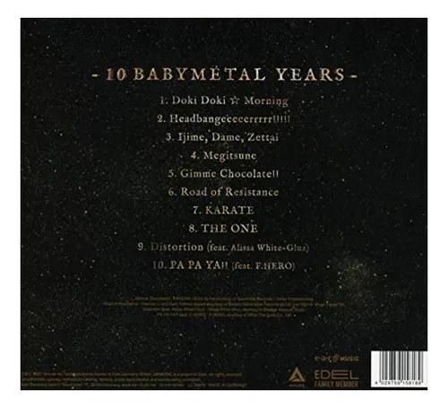Cd:10 Babymetal Years