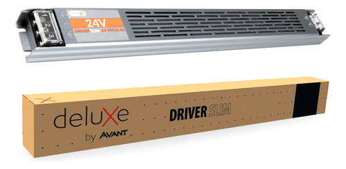 Fonte Driver Slim Para Fita Led 12,5 24v 300w 220v Deluxe