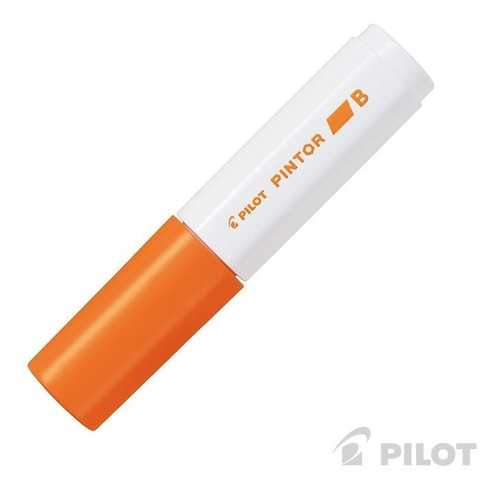 Marcador Pilot Pintor Punta Biselada Color Naranja