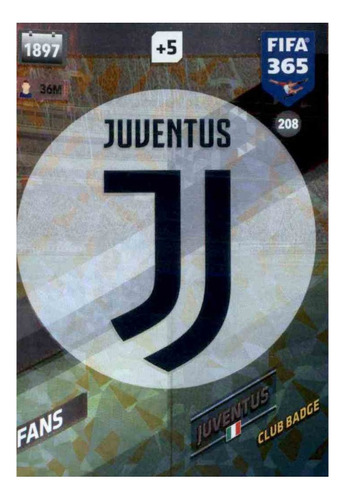 Carta Adrenalyn Xl Fifa 365 2018 Escudo Juventus 208