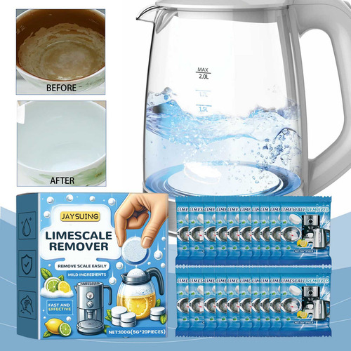 Tabletas Eliminadoras De Cal Kettle, Tabletas Desincrustante