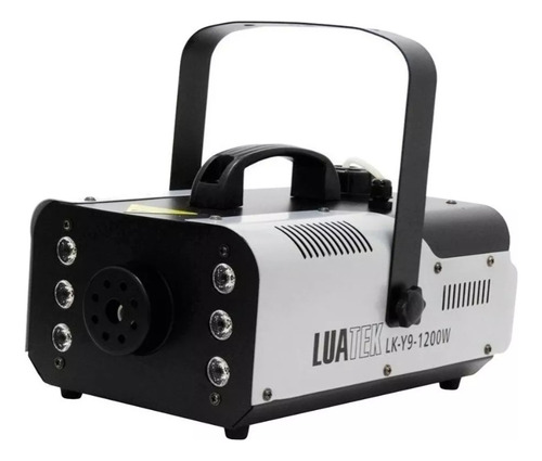 Máquina De Fumaça 1200w 6 Leds Controle C/ Fio Cor RGB