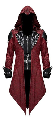 Chaqueta Con Capucha Estilo Gótico Assassin Creed Steampunk