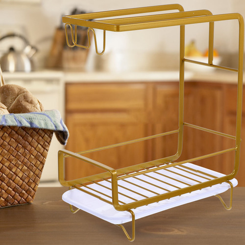 Escurridor De Cocina Con Soporte Para Esponja Y Jabón
