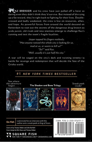 Libro Crooked Kingdom - Leigh Bardugo