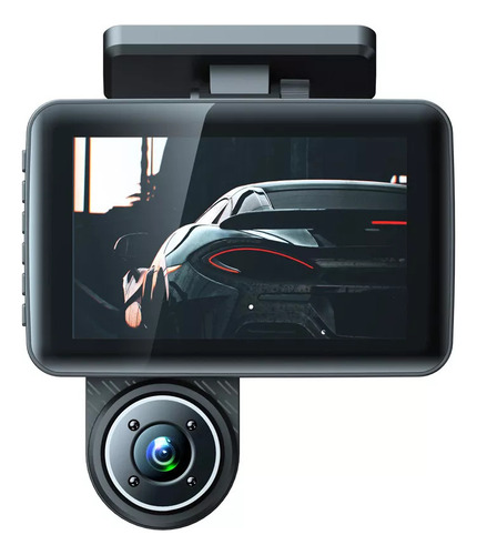 P Gravador Automático 3 Câmeras Dash Cam 4 Polegadas Rea
