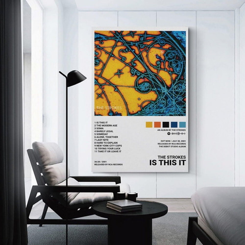 The Strokes Is This It Canvas Poster Wall Decorative Art