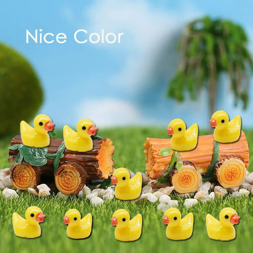 100 Piezas De Simpático Patito De Resina Para El Baño
