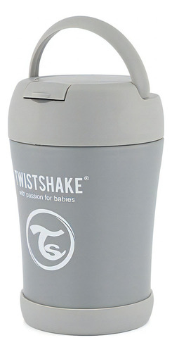 Termo Insulado Para Alimentos Twistshake 350ml Gris