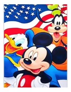 Kit De Pintura Diamantes Diamond Painting Mickey Y Amigos