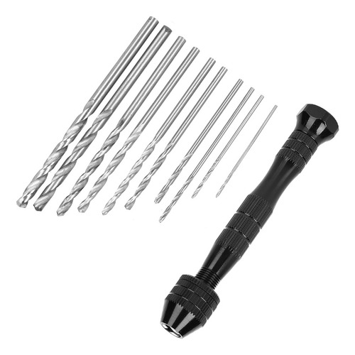 Juego De Brocas Helicoidales Con Broca Manual, Miniperforado