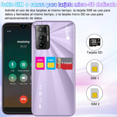 TWL F5 9-rush Dual SIM 16 GB violeta 2 GB RAM