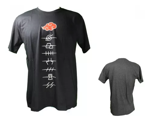 Camiseta Akatsuki Simbolos Ref.127