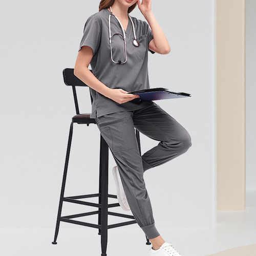 Conjunto De Uniforme Para Mujer, Trajes De Trabajo De