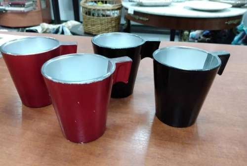 Juego De 4 Tazas De Café - Arcoroc - Fracia.