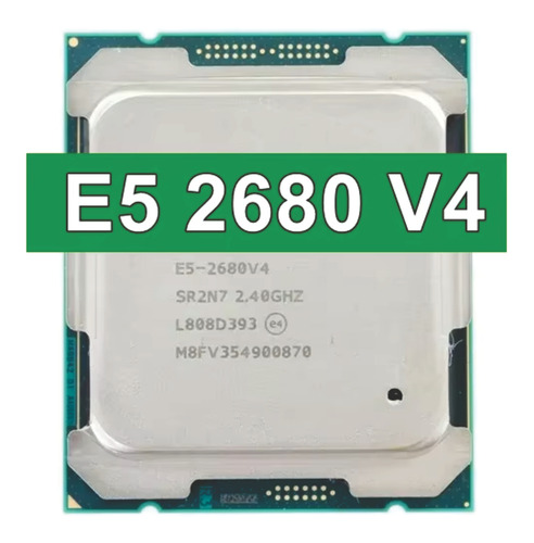 Processador Intel Xeon E5-2680 V4, 2,40ghz, 14 Núcleos, 35m (Usado)