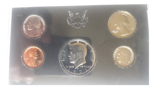 Set Monedas Usa Año 1971 Colección  Sin Circular C/ Estuche