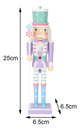 Adornos De Cascanueces, Colecciones De Figuras Violeta 25cm