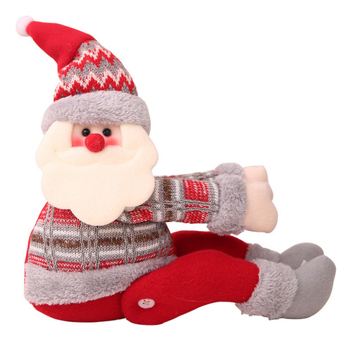 Cortina Con Hebilla Para Decoración Navideña, Muñeca De Papá