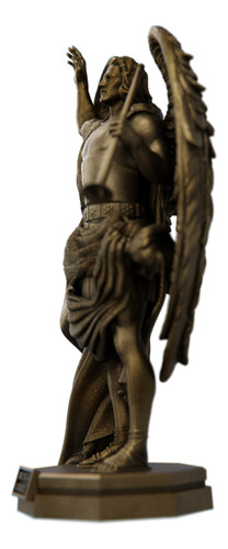 Estátua São Gabriel Arcanjo Mensageiro - Coleção Sublime Cor Cor Ouro Velho