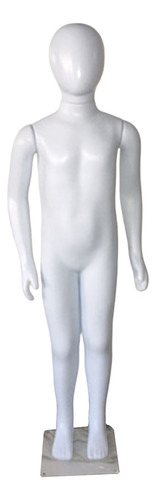 Kit 2 Manequins Infantil Branco Cabeça De Ovo Rotomoldagem