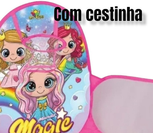 Bolinha Piscina Cercadinho Princesas + 100 Bolinhas Infantil