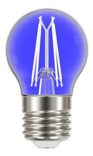Lâmpada Led Taschibra Filamento Bolinha 4w G45 Bivolt Luz Az Cor da luz Azul 110V/220V