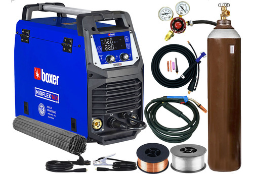 Máquina De Solda Boxer Migflex160 Cilindro 15l Tocha Tig