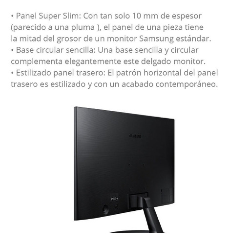 Monitor Led 22 Samsung F350 Full Hd Hdmi Gtia Oficial Pce