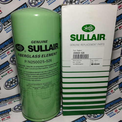 Filtros Para Compresores De Tornillos Sullair Ingersoll Rand