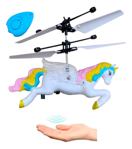 Muñeca Pony Unicornio Voladora Magica Flaying Drone Infraroj