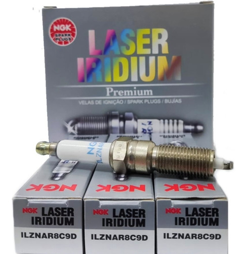 Kit Com 3 Velas Iridium Gm Onix 1.0 12v 82cv 2019 2020 2021