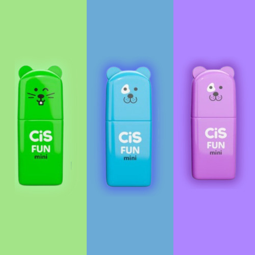 Marca Texto Cis Fun Neon Mini Com 06 Unidades
