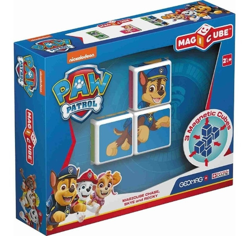 Geomag Magicube Paw Patrol Chase, Skye Y Rocky