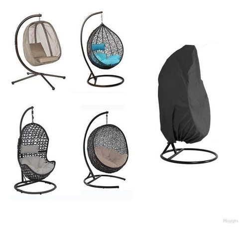 Cubierta Silla Colgante De Jardín Funda Protector Exterior
